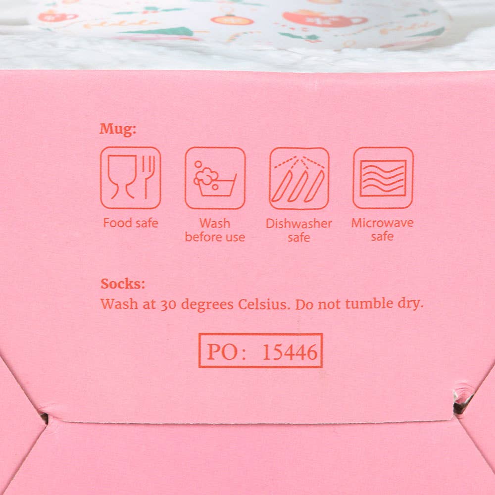 Sugarplum Fun Mug and Cosy Socks set