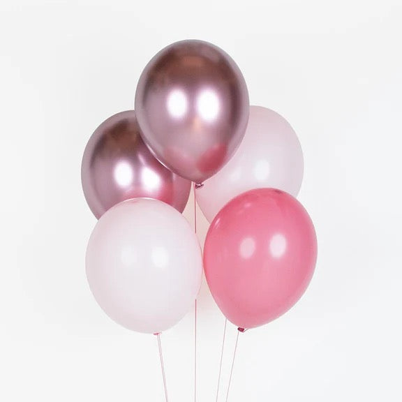 Pink Mix Pack of 10 Balloons