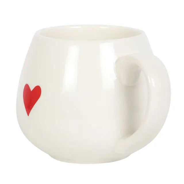 Hidden Message Love Heart Mug