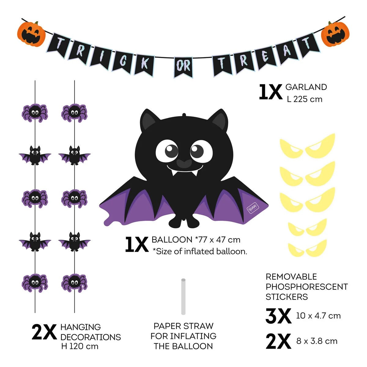 Legami Halloween Door Deco Kit