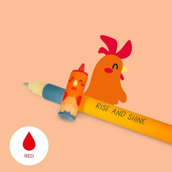 Legami Farm Animal Erasable Pen Set