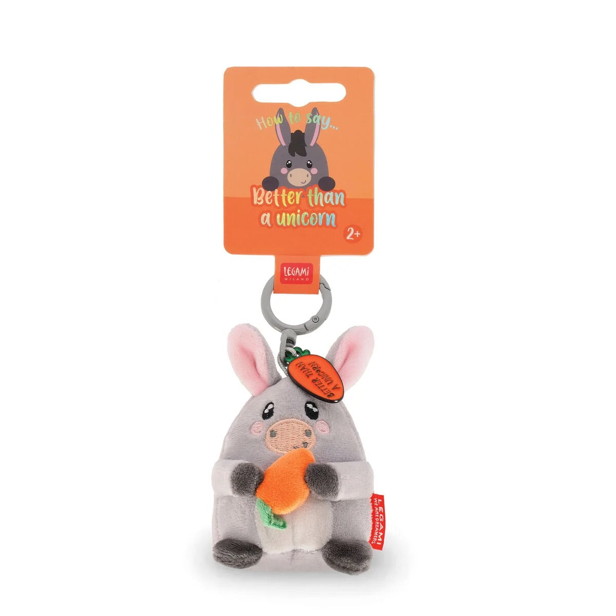 Legami Tiny Plush Keyring - Donkey