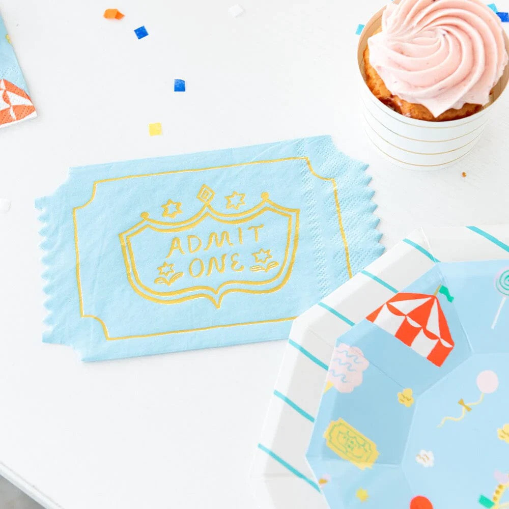 ADMIT ONE NAPKINS