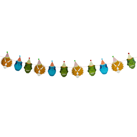 Dinosaur Pom Pom Garland