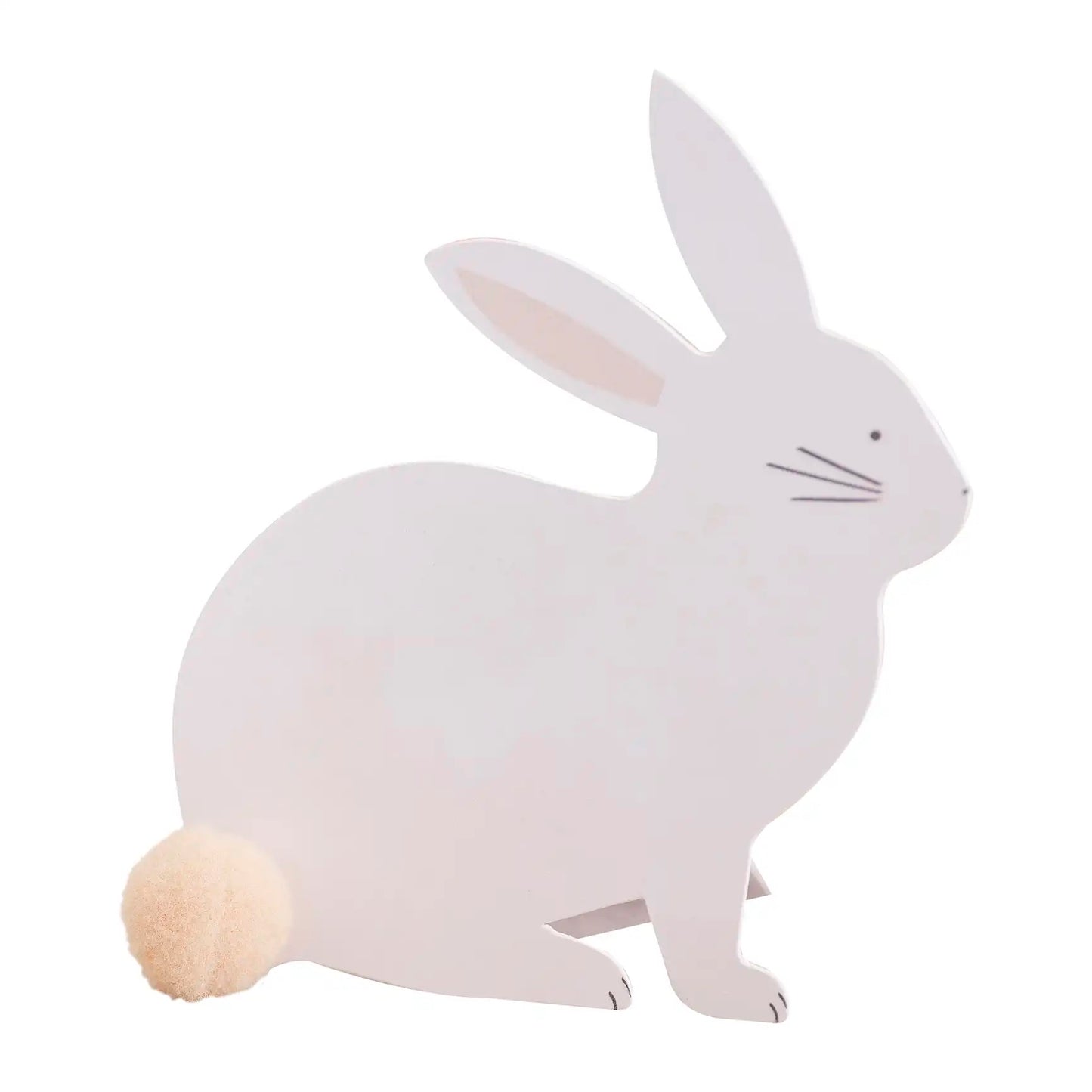 Easter Bunny Placecards with Pom Pom Tails