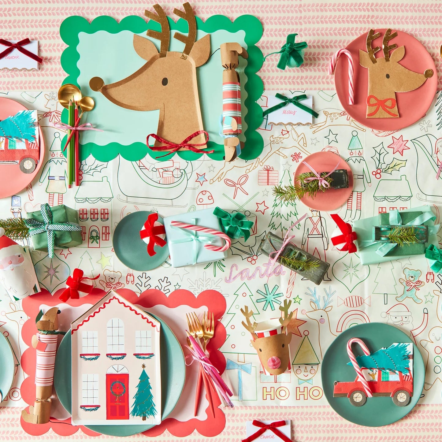 Christmas Reindeer Napkins Meri Meri