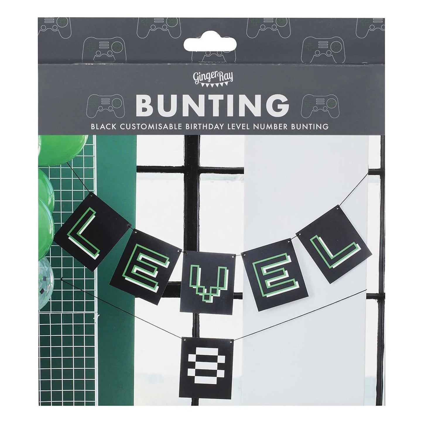 Level Up Personalised Age Birthday Banner