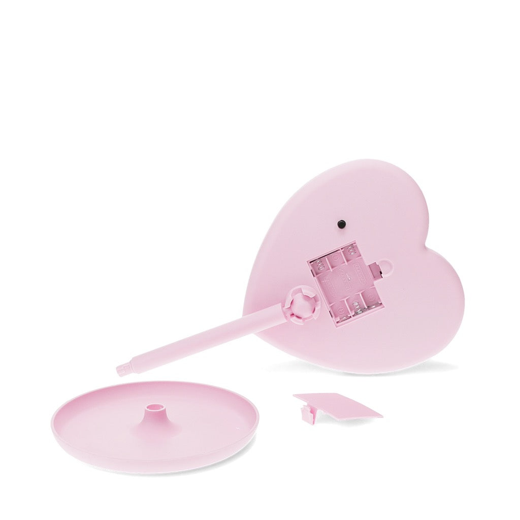Heart Shaped Light Up Vanity Mirror - Pink