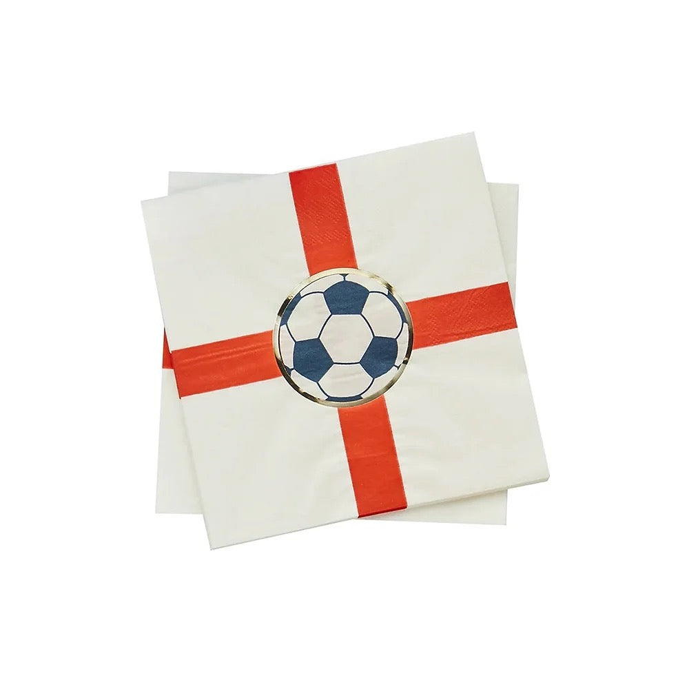 England Flag Foiled Napkins