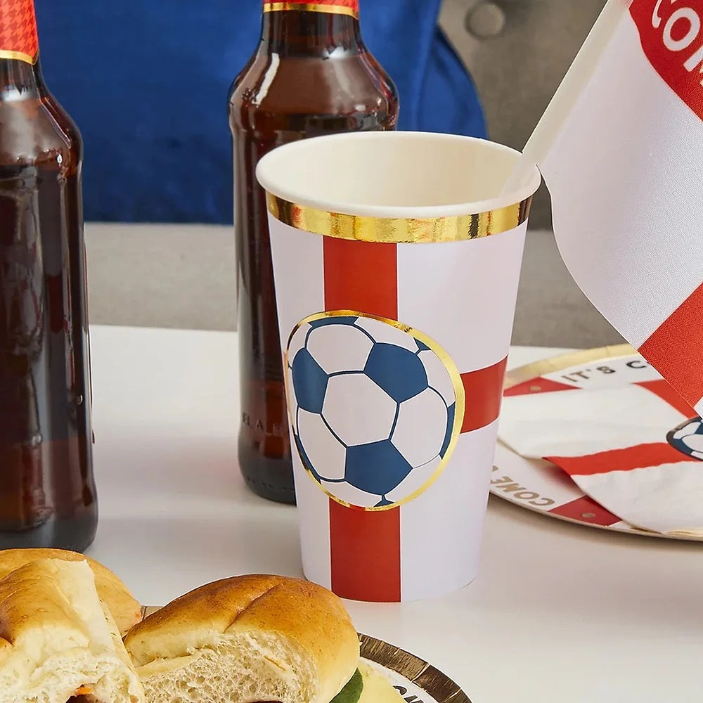 England Flag Foiled Napkins