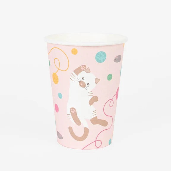 Cat Kitten Kitty Cat Birthday Party Paper Cups