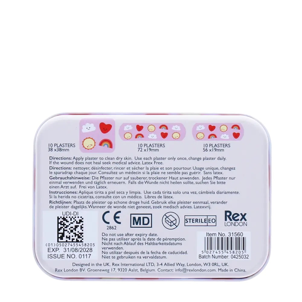 Children's Plasters in a Tin - Kawaii Sunshine