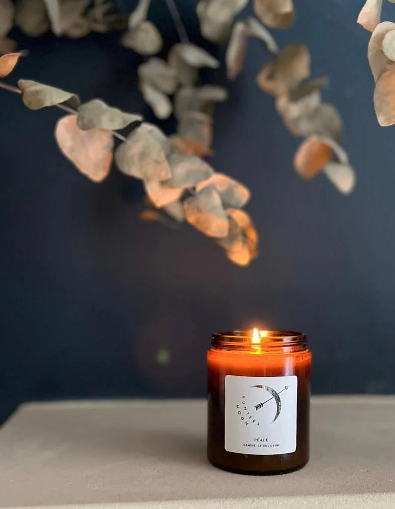 PEACE Scented Candle by Hunters Moon