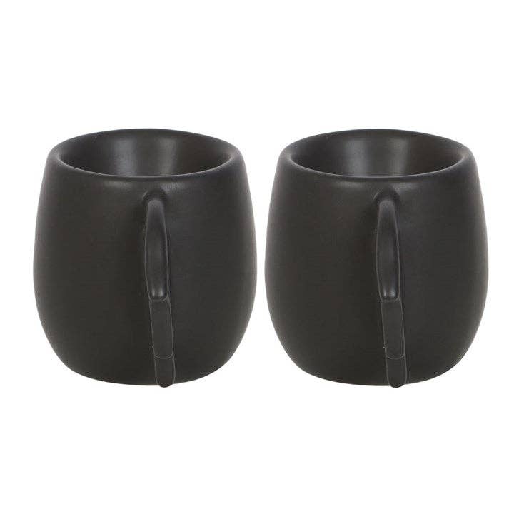 Gothic Bat Wing Halloween Egg Cup Set
