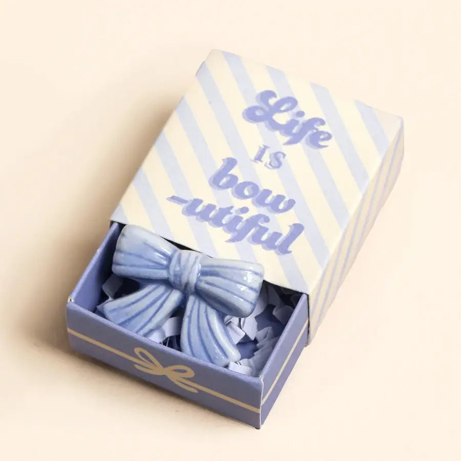 Tiny Matchbox Ceramic Tokens: Robin