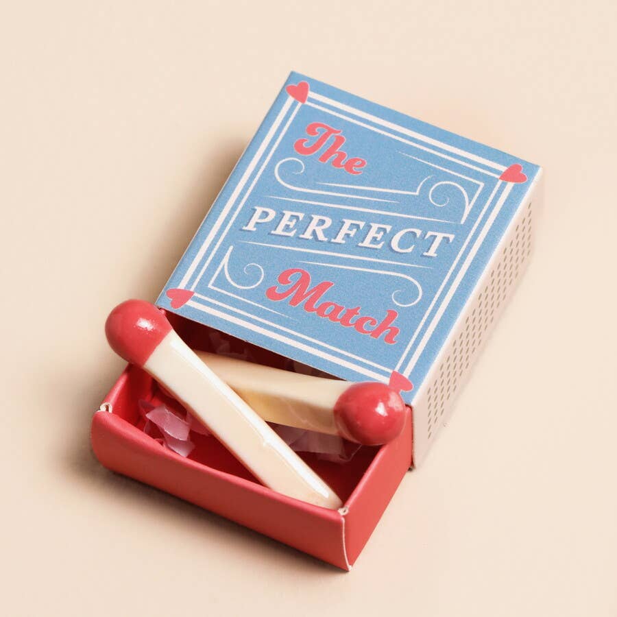 Tiny Matchbox Ceramic Tokens: Clover - Good Luck