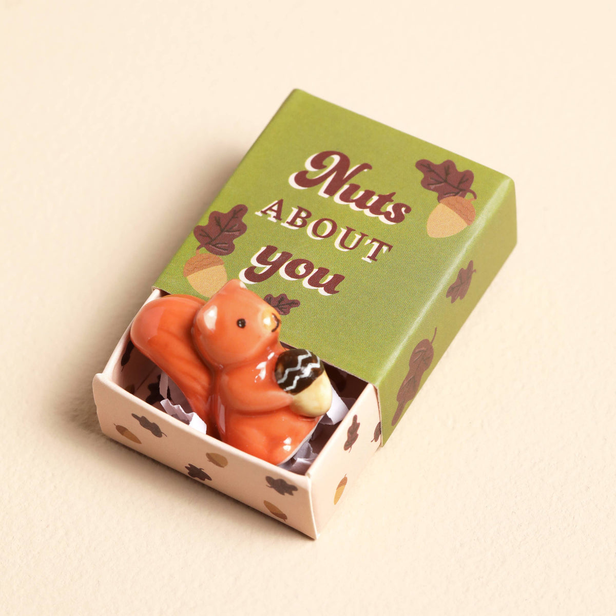 Tiny Matchbox Ceramic Tokens: Christmas Tree