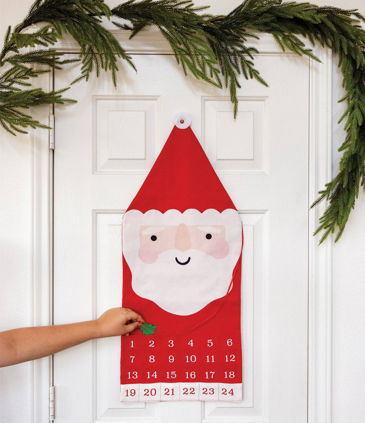 Santa Canvas Refillable Advent Calendar