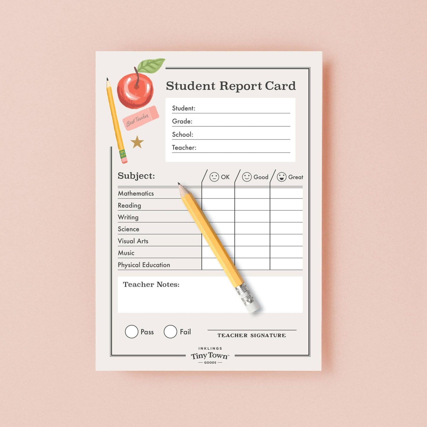 Inklings Tiny Town™ Play Notepad - Report Card