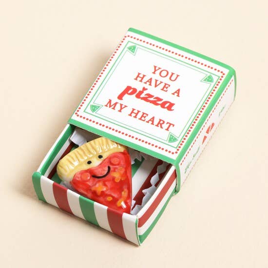 Tiny Matchbox Ceramic Tokens: Robin