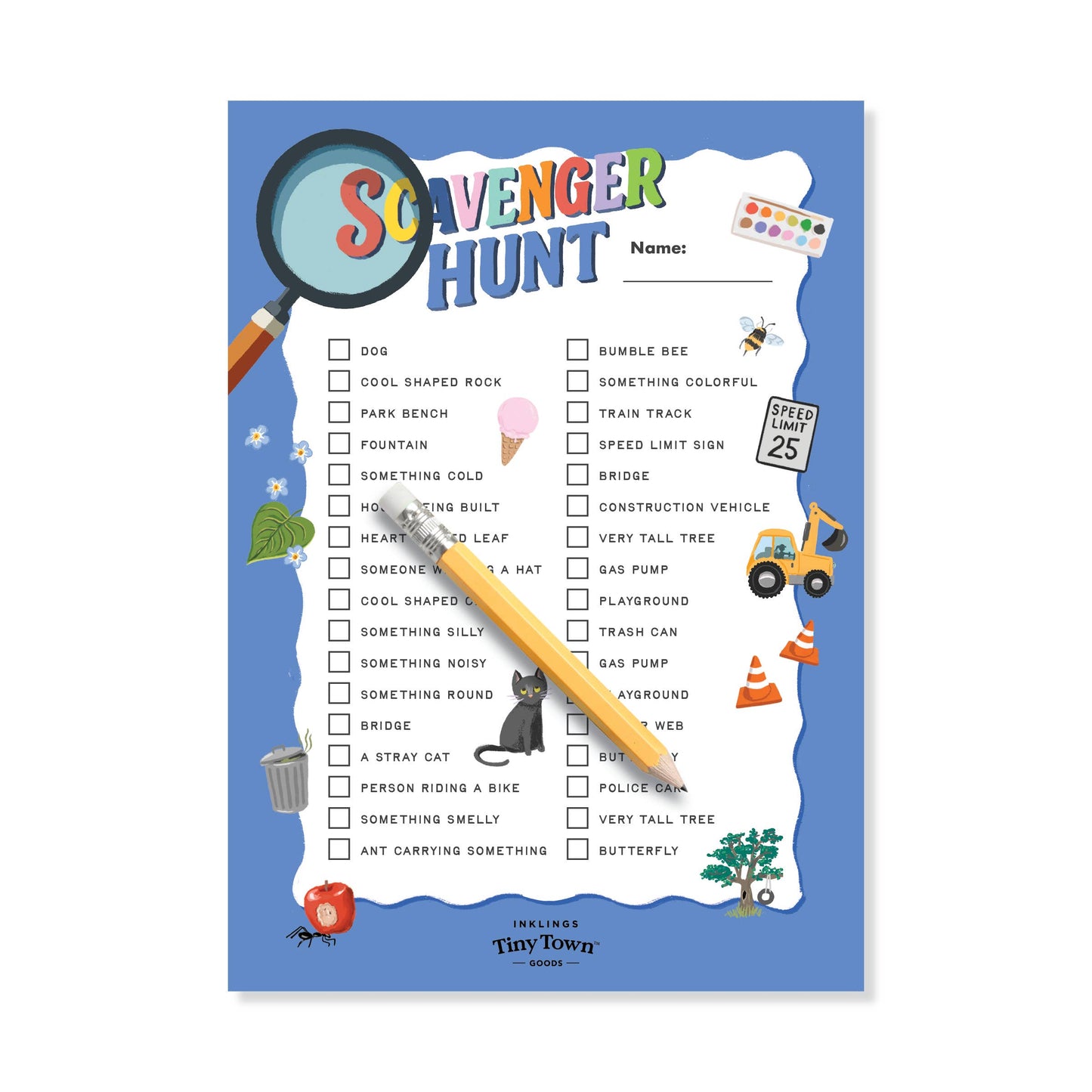 Inklings Tiny Town™ Play Notepad - Scavenger Hunt