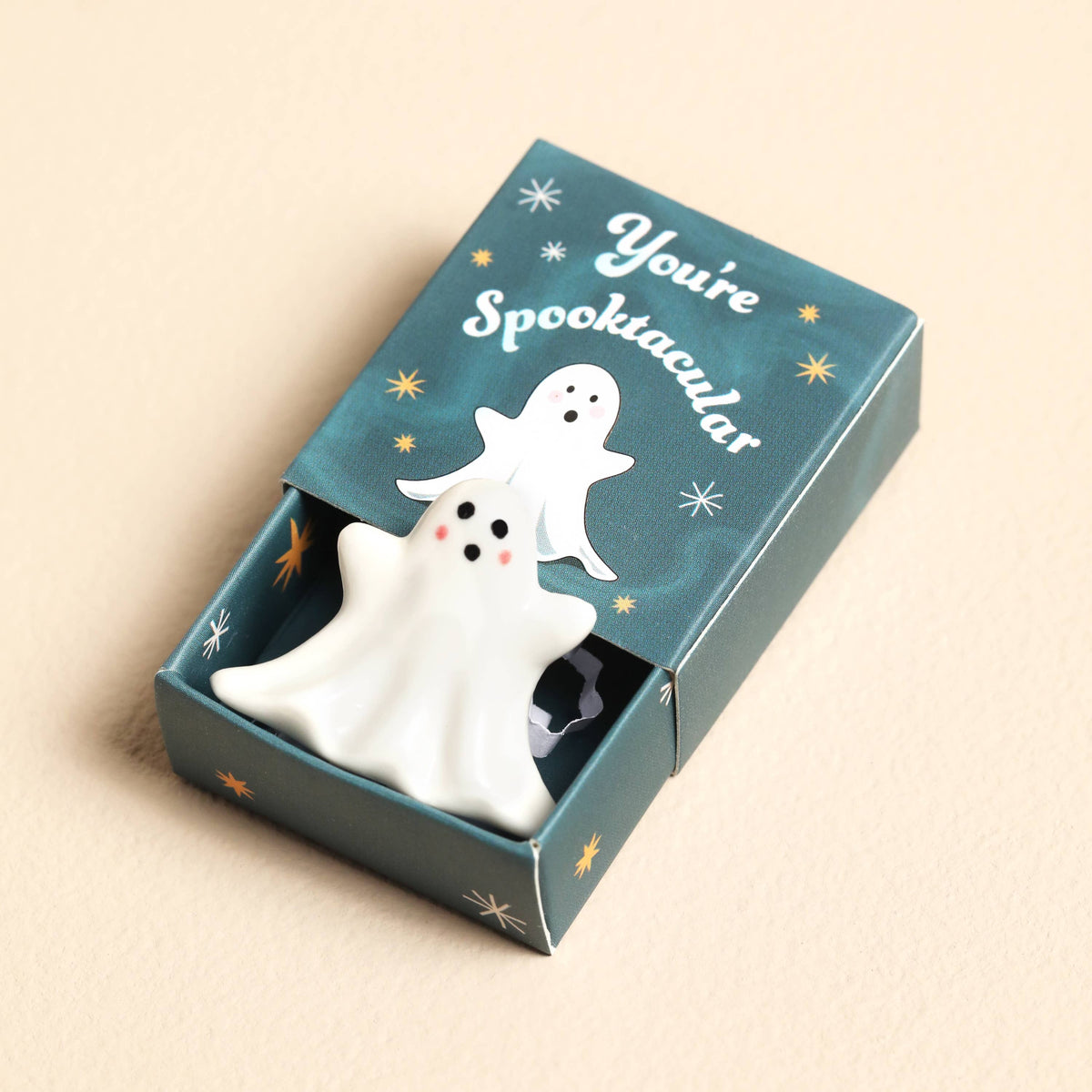 Tiny Matchbox Ceramic Tokens: Christmas Tree