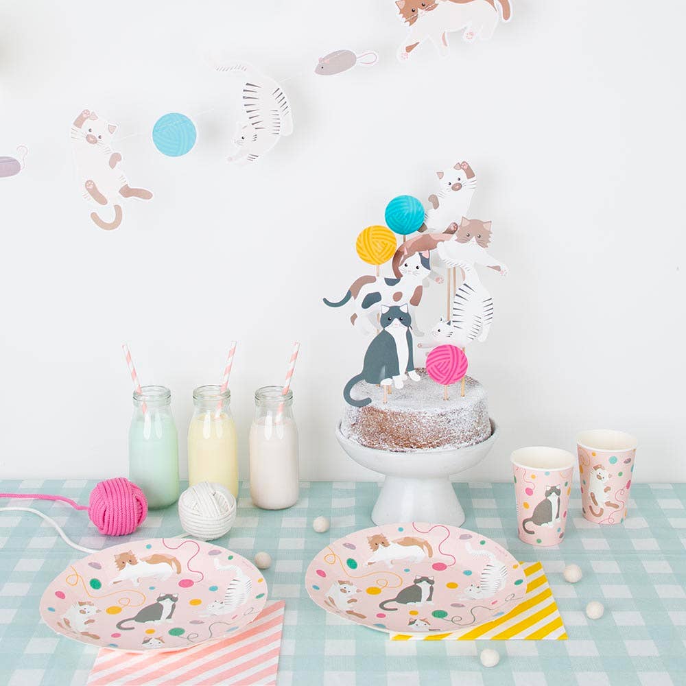 Cat paper garland