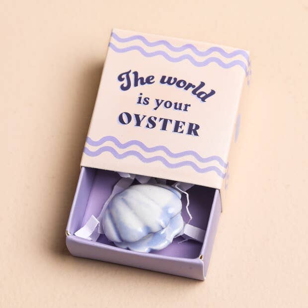 Tiny Matchbox Ceramic Tokens: Robin