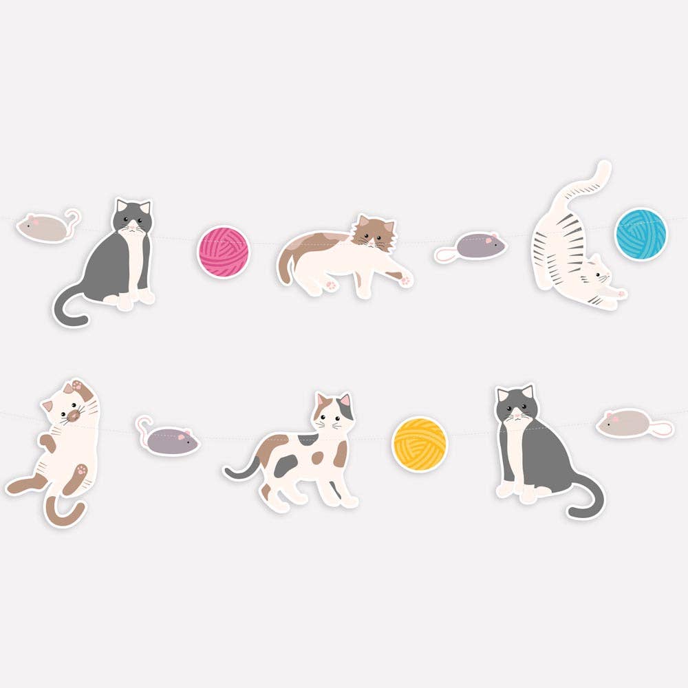 Cat paper garland