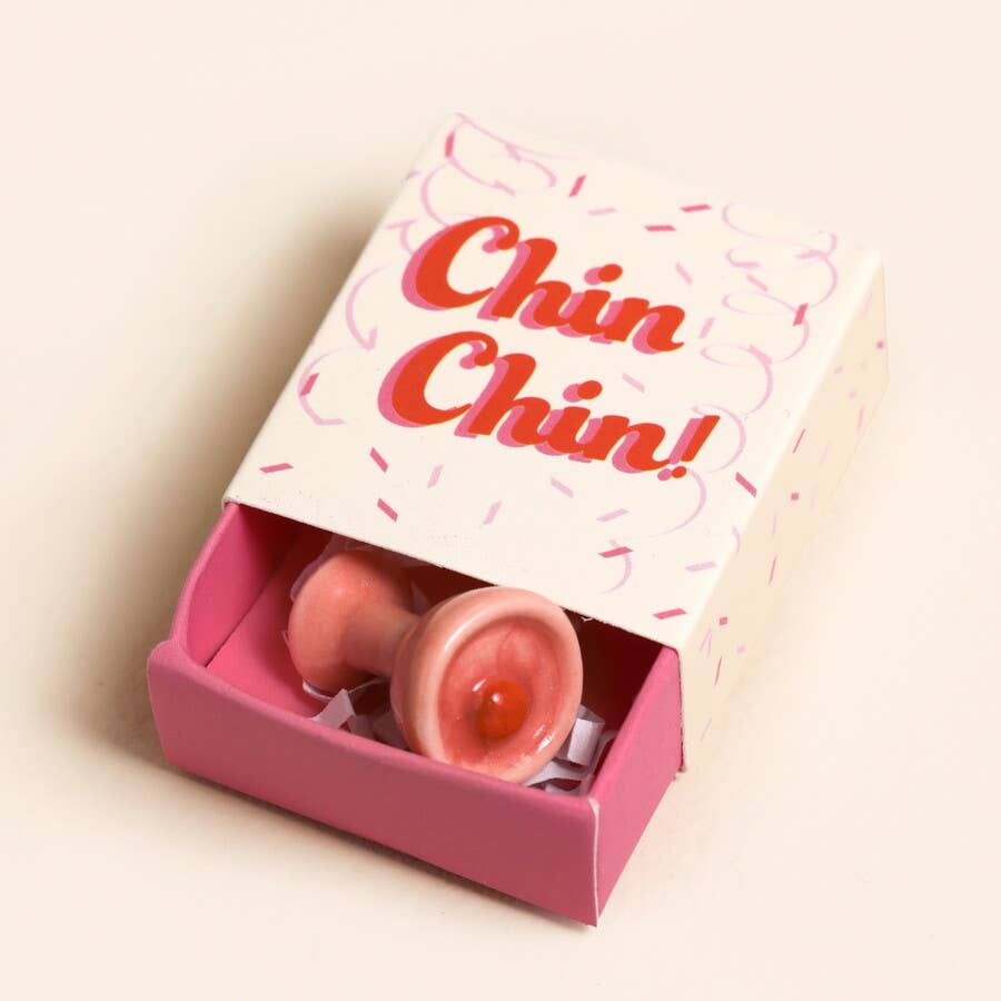 Tiny Matchbox Ceramic Tokens: Robin