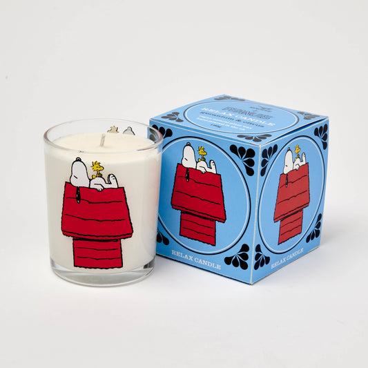 Magpie X Peanuts Scened Candle - RELAX - Geranium and Citrus