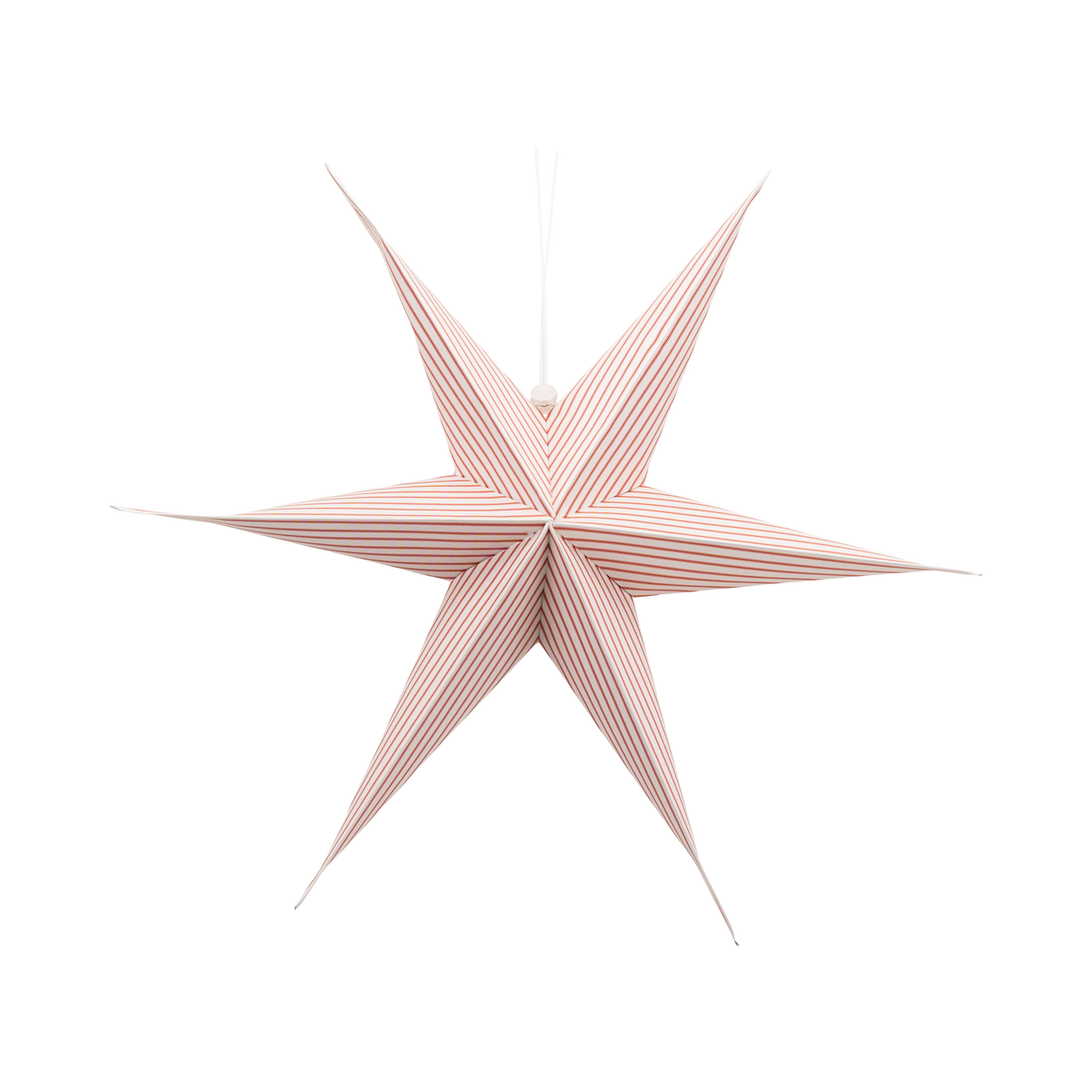 My Minds Eye Red and Cream Hanging Christmas Star Set