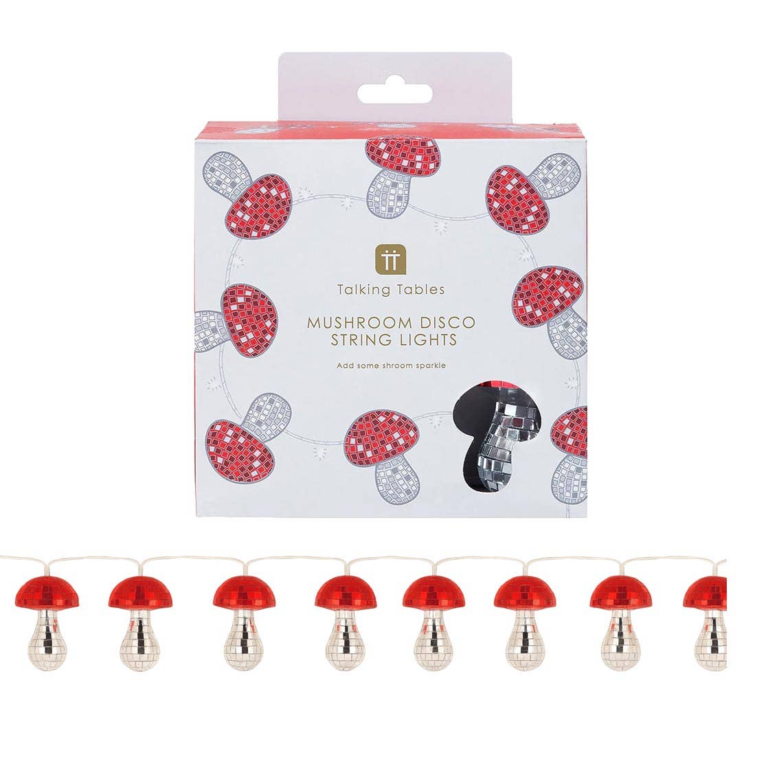 Mushroom LED Disco String Lights | 1.6m | Fairy Lights |
