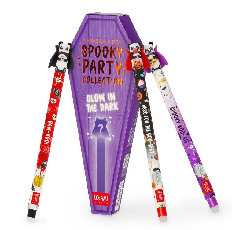 Bam BOO Legami Erasable Halloween Pen - GLOW IN THE DARK!