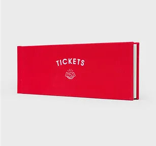 Book of Blank Tickets for Gifts