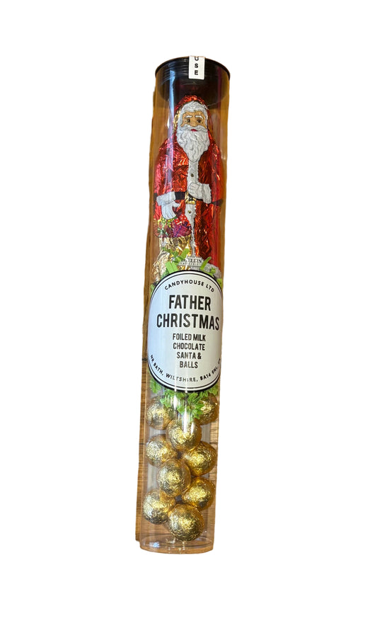 Father Christmas Chocolate Tube