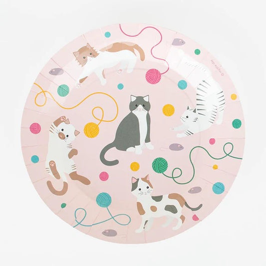 Cat Kitten Kitty Cat Birthday Party Paper Plates