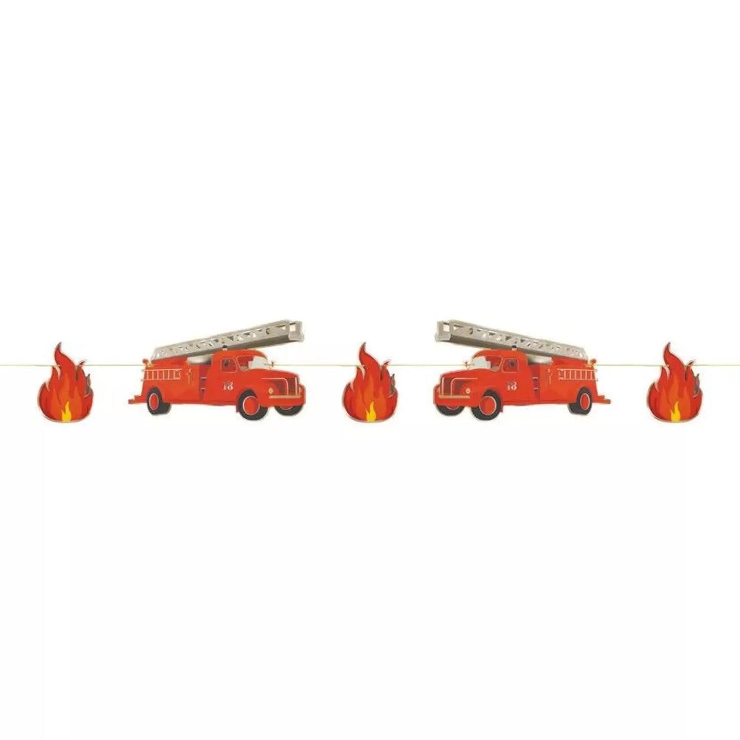 Fire Fighter Party Paper Garland
