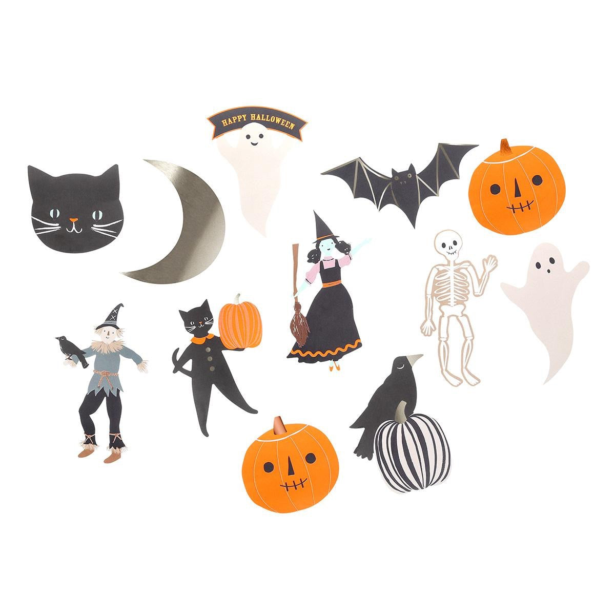 Meri Meri Halloween Stickers - Box of 25