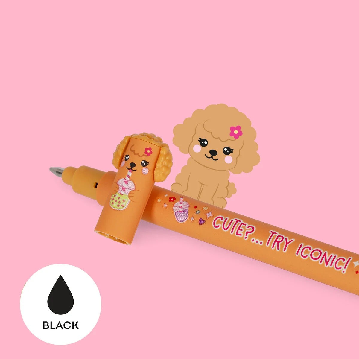 Legami Set of 3 Erasable Gel Pens - Fur-Ever-Friends