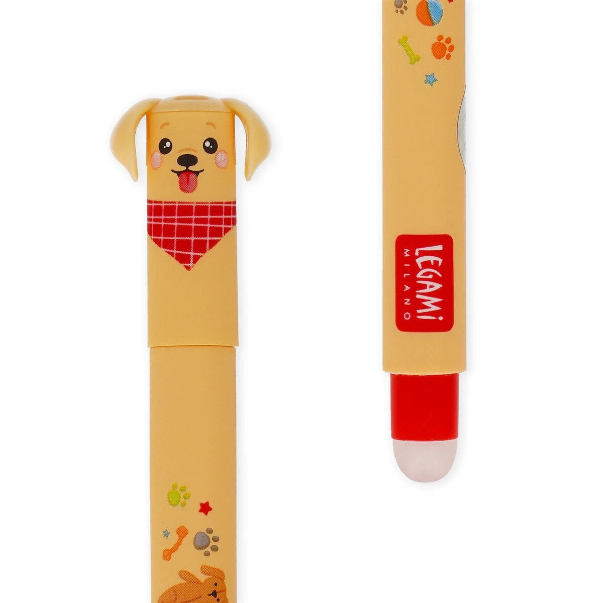 Legami Set of 3 Erasable Gel Pens - Fur-Ever-Friends