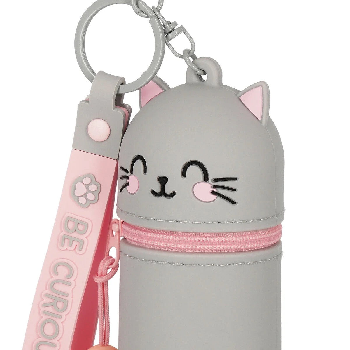 Legami Coin Purse with Keyring - Mini Kawaii Kitty