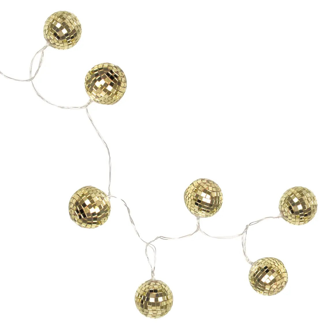 Gold Disco Ball Lights