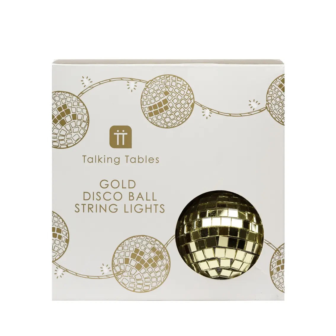 Gold Disco Ball Lights