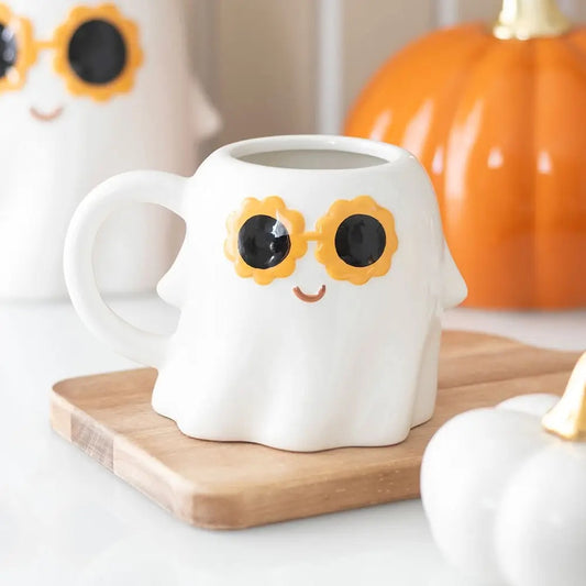 Groovy Ghost Halloween Mug