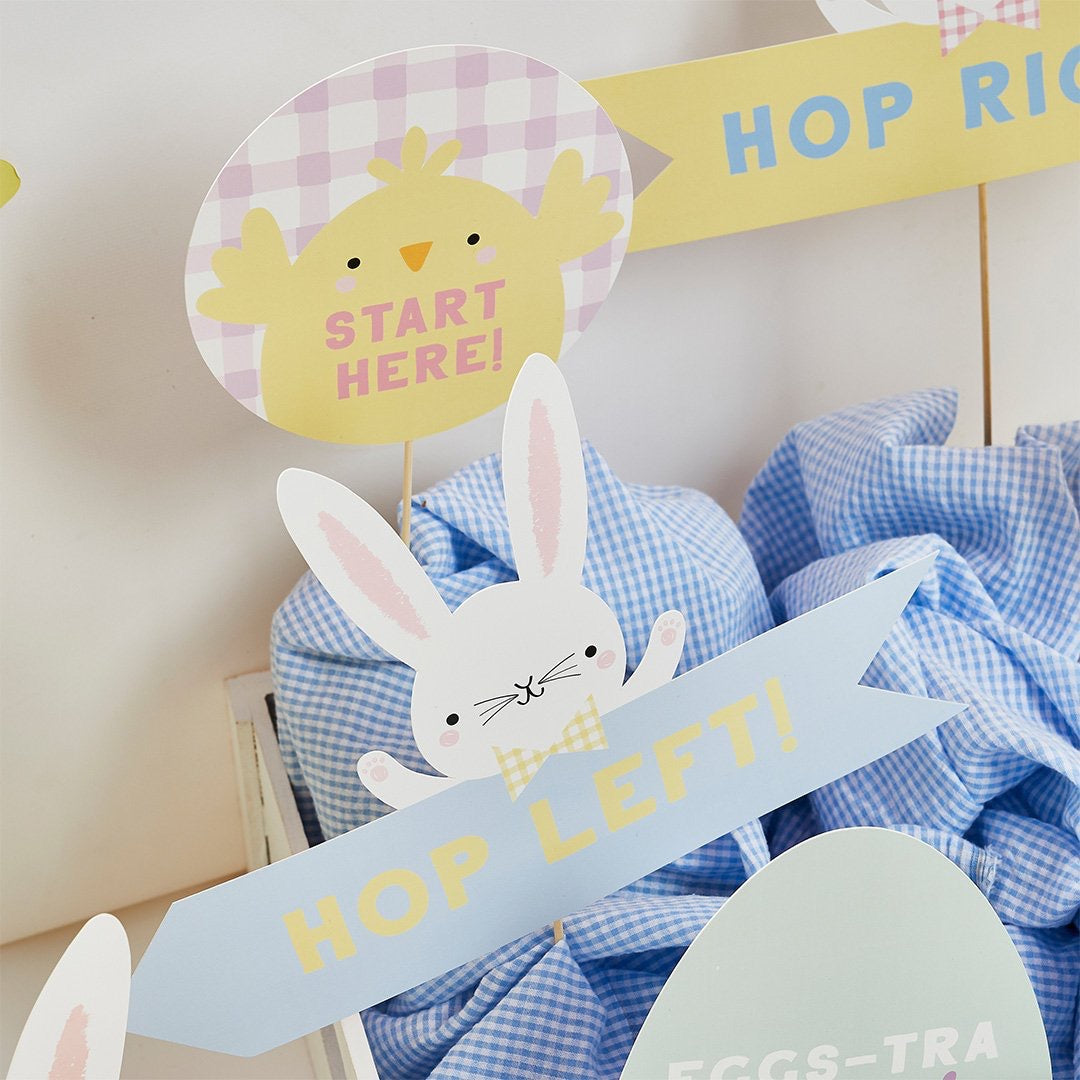 Easter Egg Hunt Signs and Badge Kit
