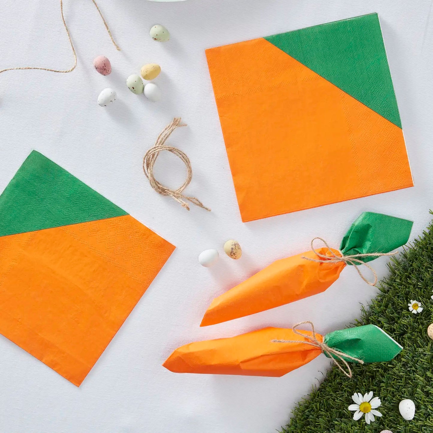Carrot Easter Paper Party Napkins