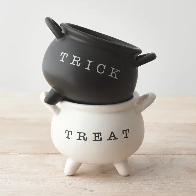 Trick or Treat Decorative Cauldrons