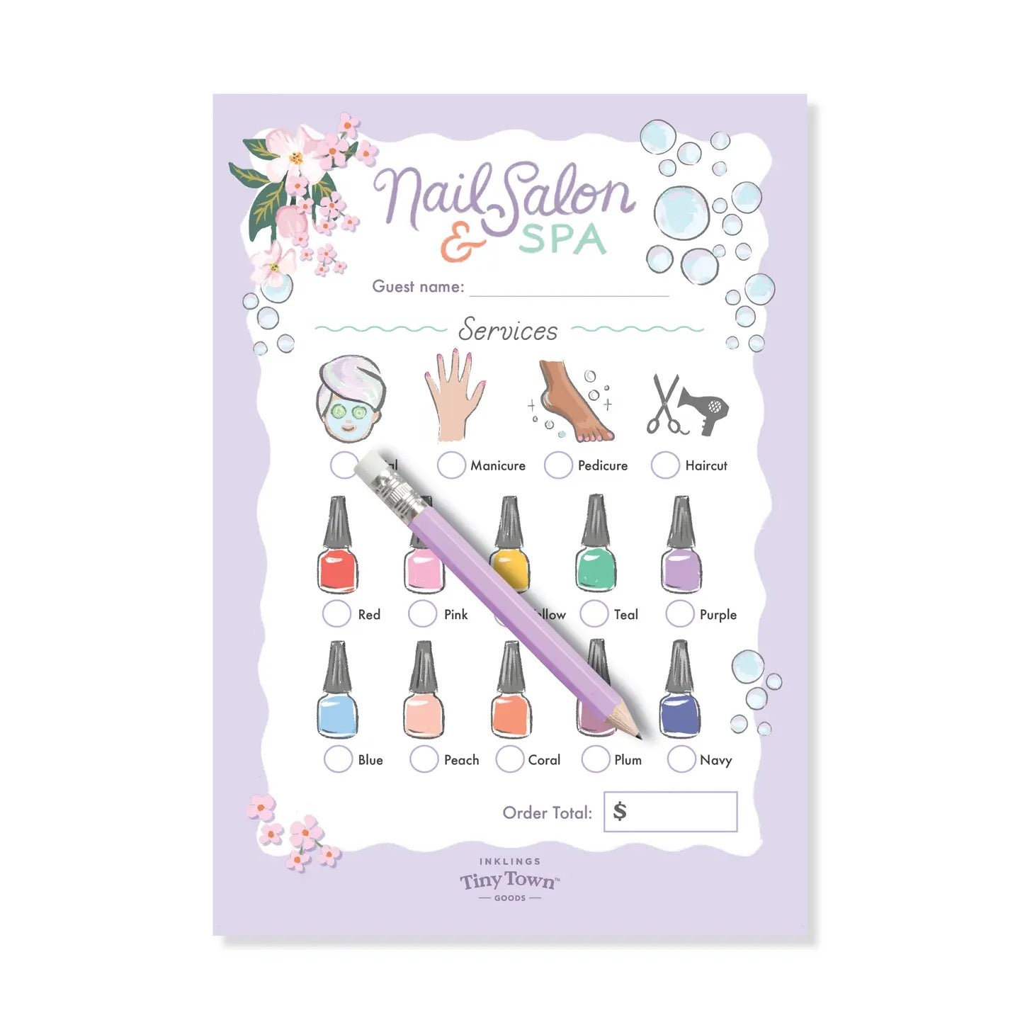 Inklings Tiny Town™ Play Notepad - Nail Salon and Spa
