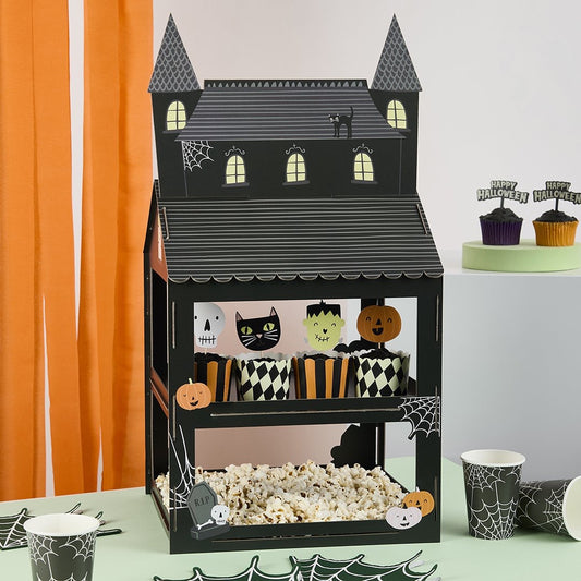 Haunted House Halloween Treat Stand